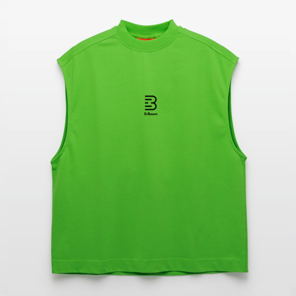 ONE IN ALL - Heavyweight Oversized Organic Tank Top - Apple Neon