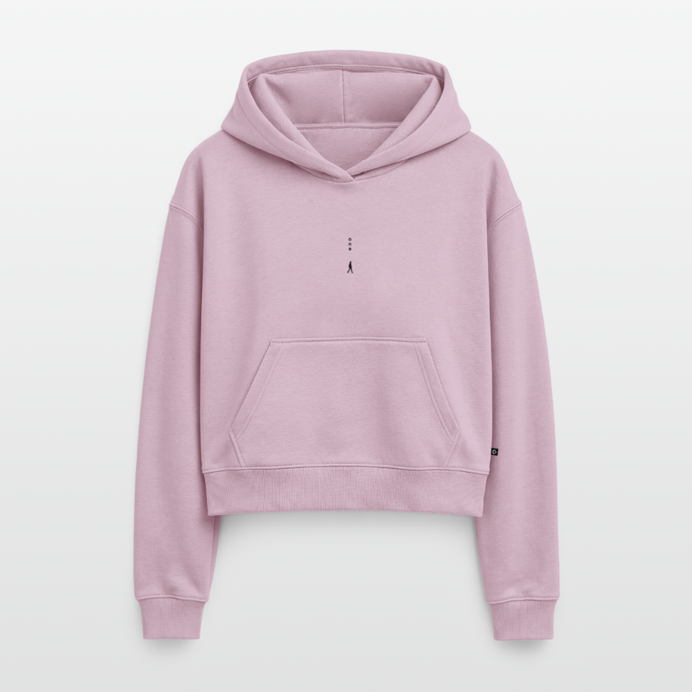 ErBoom - Cropped Oversized Heavyweight Hoodie - Altrosa