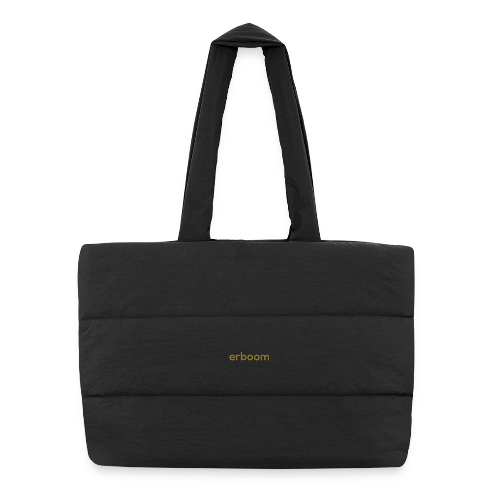 ErBoom - Puffer Shopping Bag - Schwarz
