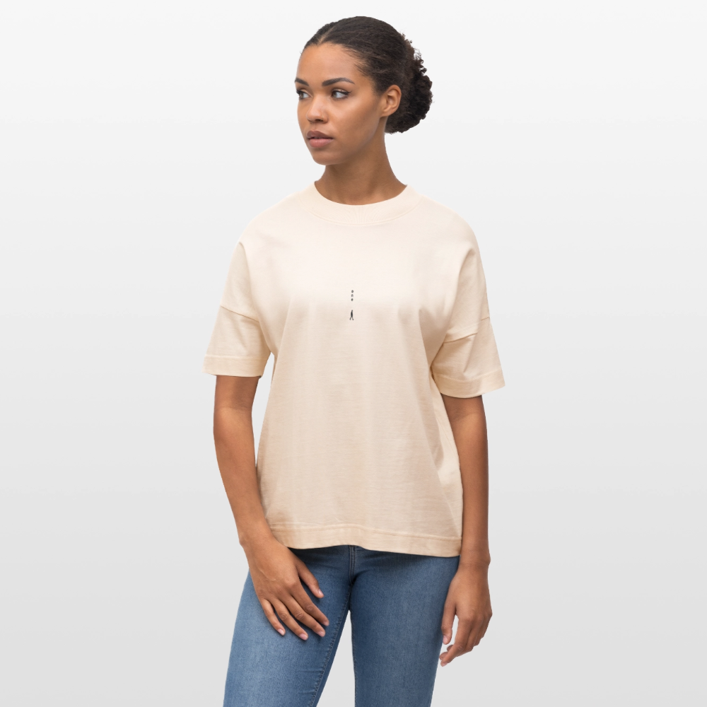 ErBoom - ONE - Oversized Unisex Bio T-Shirt - Weißgrau