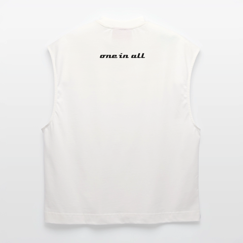 ONE IN ALL - Heavyweight Oversized Organic Tank Top - OFF WHITE