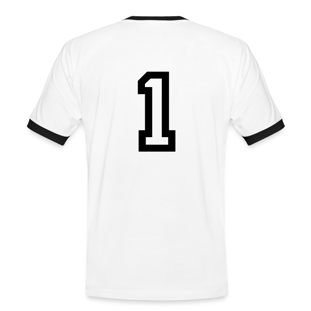 ONE IN ALL - Retro T-Shirt - white/black