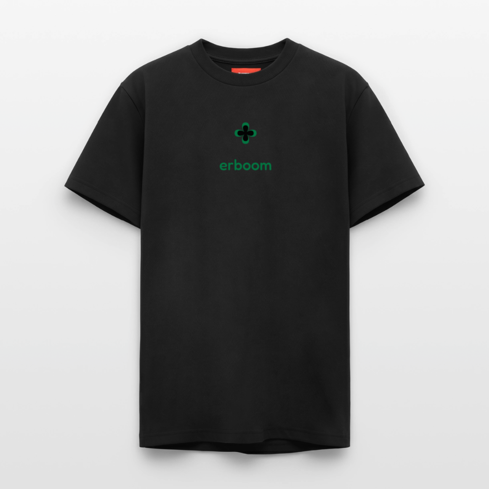 ErBoom - Relaxed Unisex Cotton T-Shirt - Schwarz