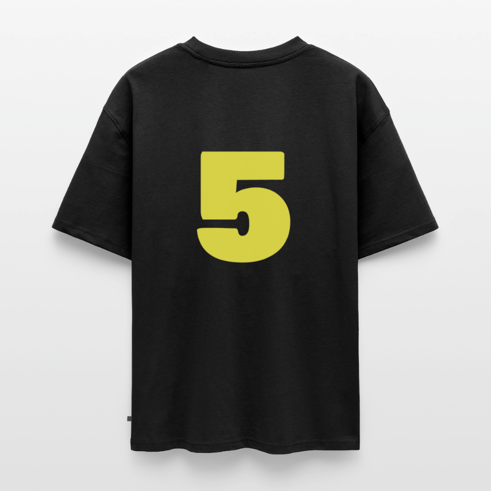 ErBoom - LEGEND BRUNO Unisex Premium Oversized Bio T-Shirt - Schwarz