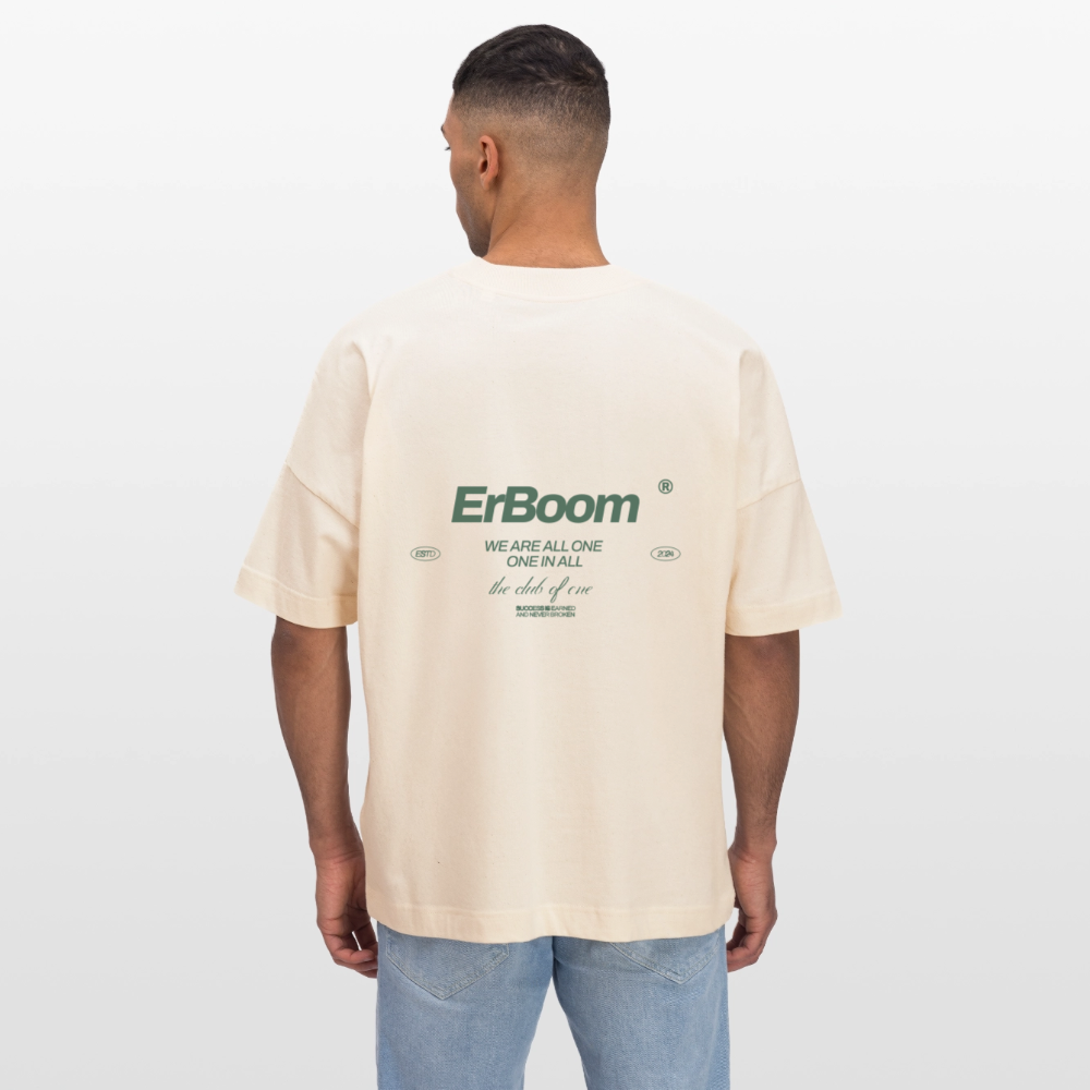 ART - EB - Oversized Unisex Organic T-shirt - Weißgrau
