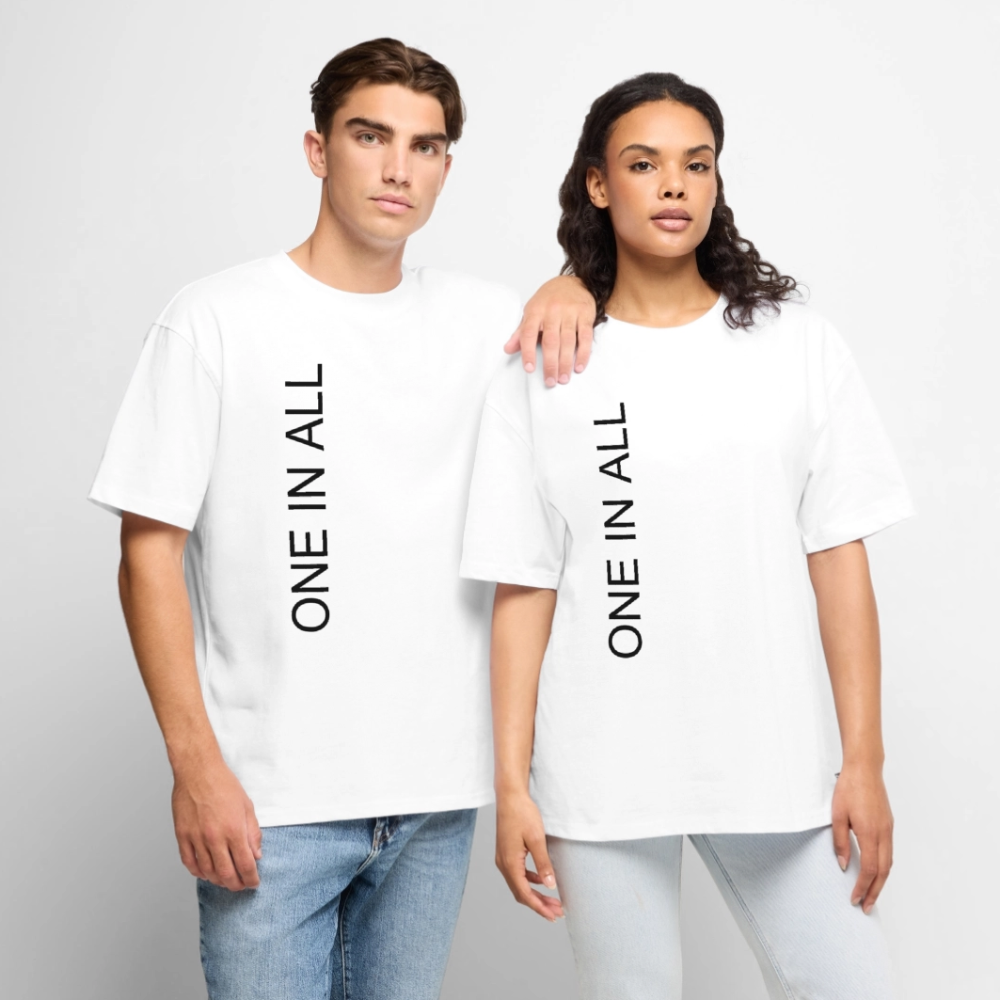 ErBoom - Unisex Oversized Bio T-Shirt - Weiß