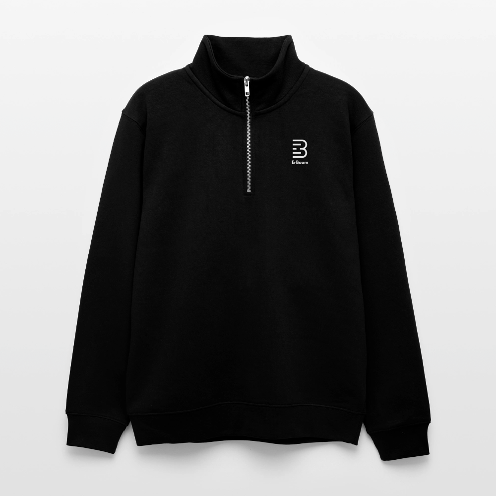 ErBoom - Pullover mit Zip-Kragen - Schwarz