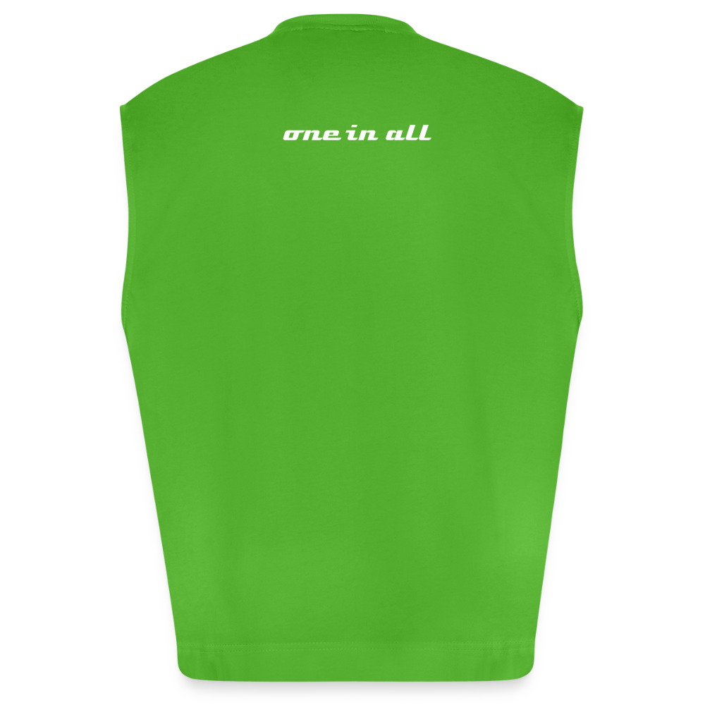 ONE IN ALL - Heavyweight Oversized Organic Tank Top - Apple Neon