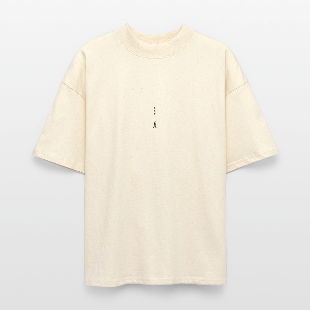 ErBoom - ONE - Oversized Unisex Bio T-Shirt - Weißgrau