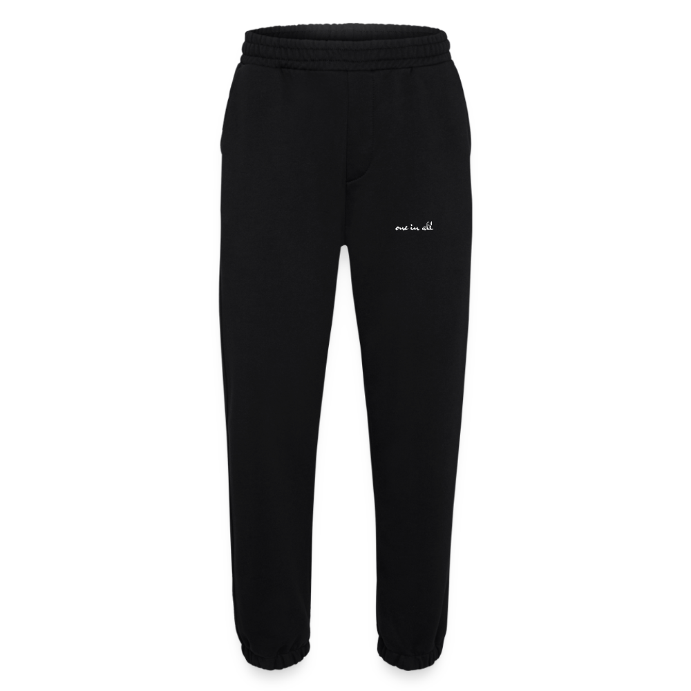 ONE IN ALL - Premium Heavyweight Organic Joggers - SOLID BLACK
