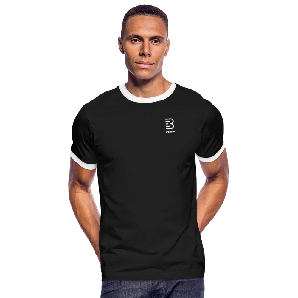 ONE IN ALL - Retro T-Shirt - black/white