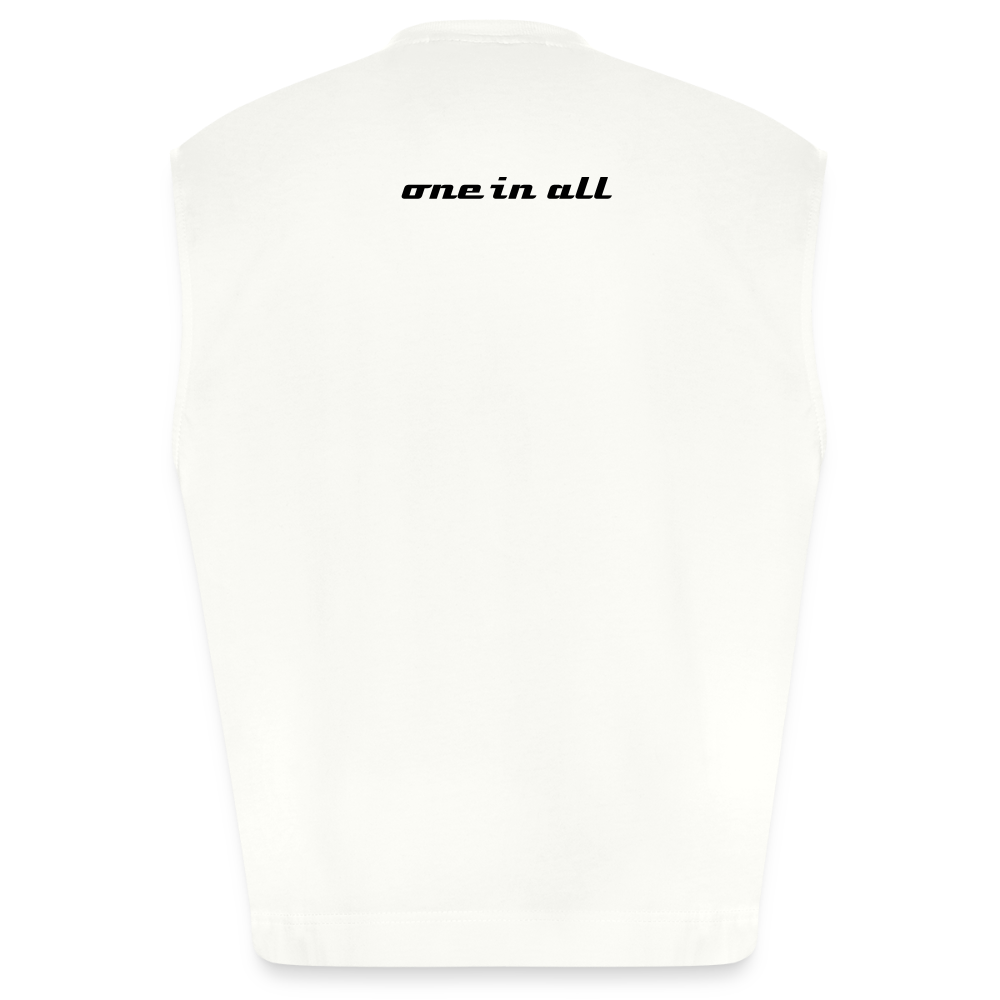 ONE IN ALL - Heavyweight Oversized Organic Tank Top - OFF WHITE