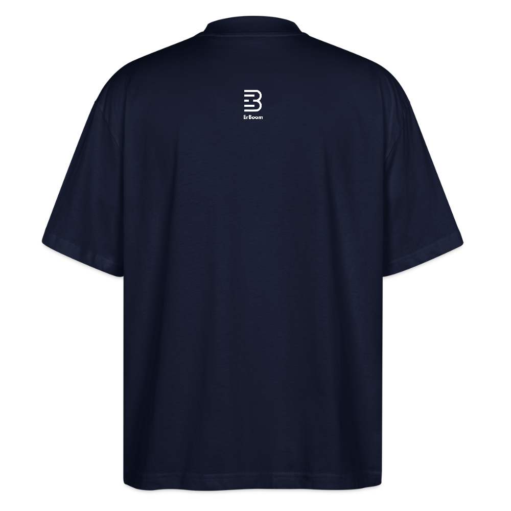 ONE IN ALL - Oversized Unisex Organic T-Shirt - navy