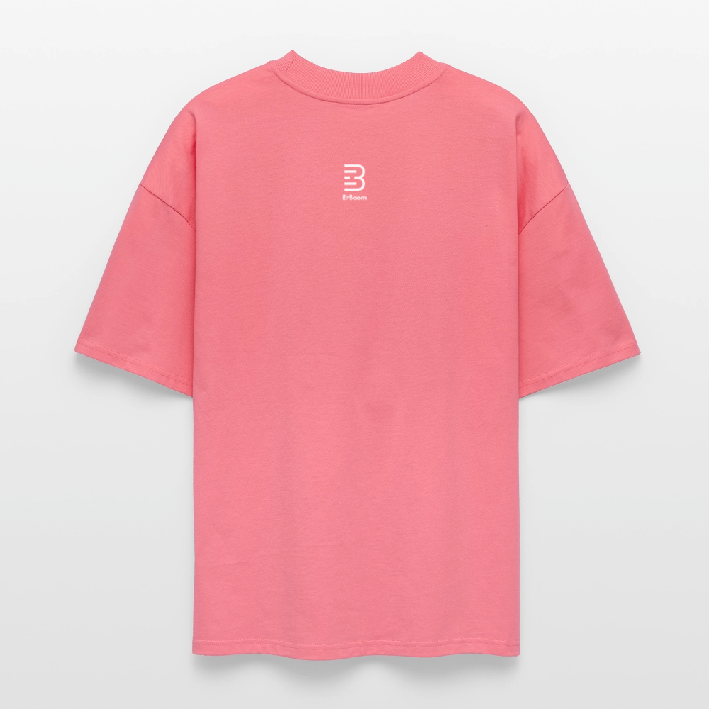 ONE IN ALL - Oversized Unisex Organic T-Shirt - pink joy 