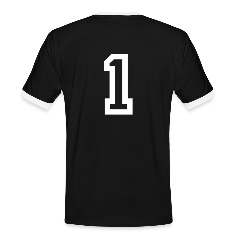 ONE IN ALL - Retro T-Shirt - black/white