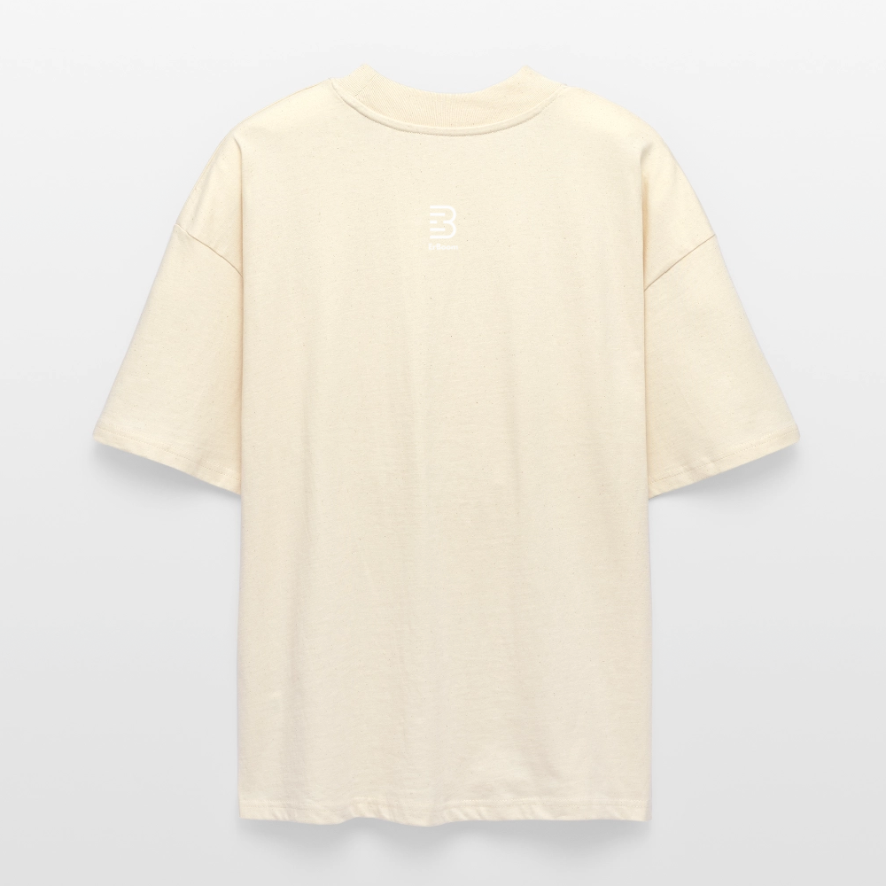 ONE IN ALL - Oversized Unisex Organic T-Shirt - natural raw