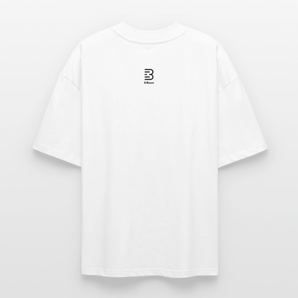 ONE IN ALL- Oversized Unisex Organic T-shirt - white