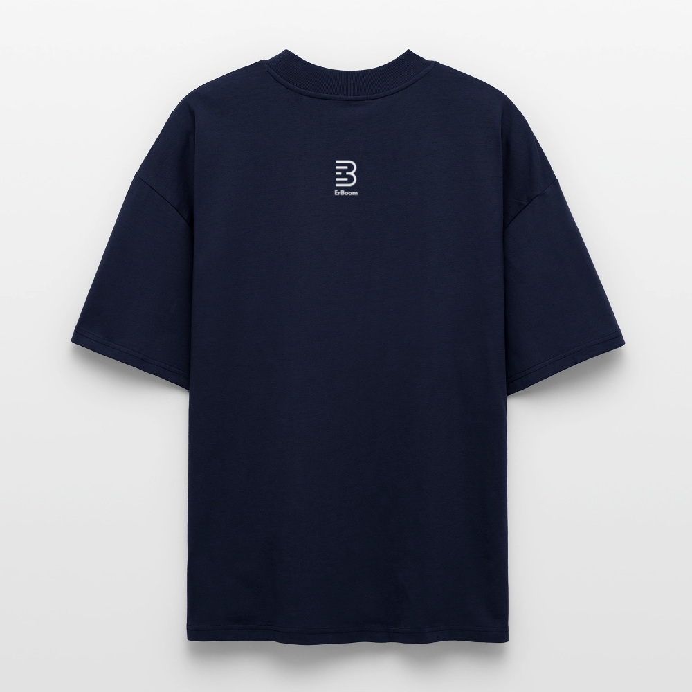 ONE IN ALL - Oversized Unisex Organic T-Shirt - navy