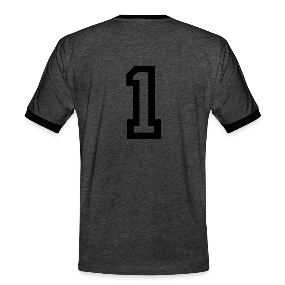 ONE IN ALL - Retro T-Shirt - charcoal/black