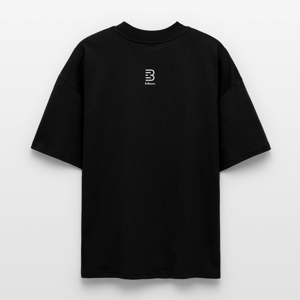 ONE IN ALL - Oversized Unisex Organic T-Shirt - black