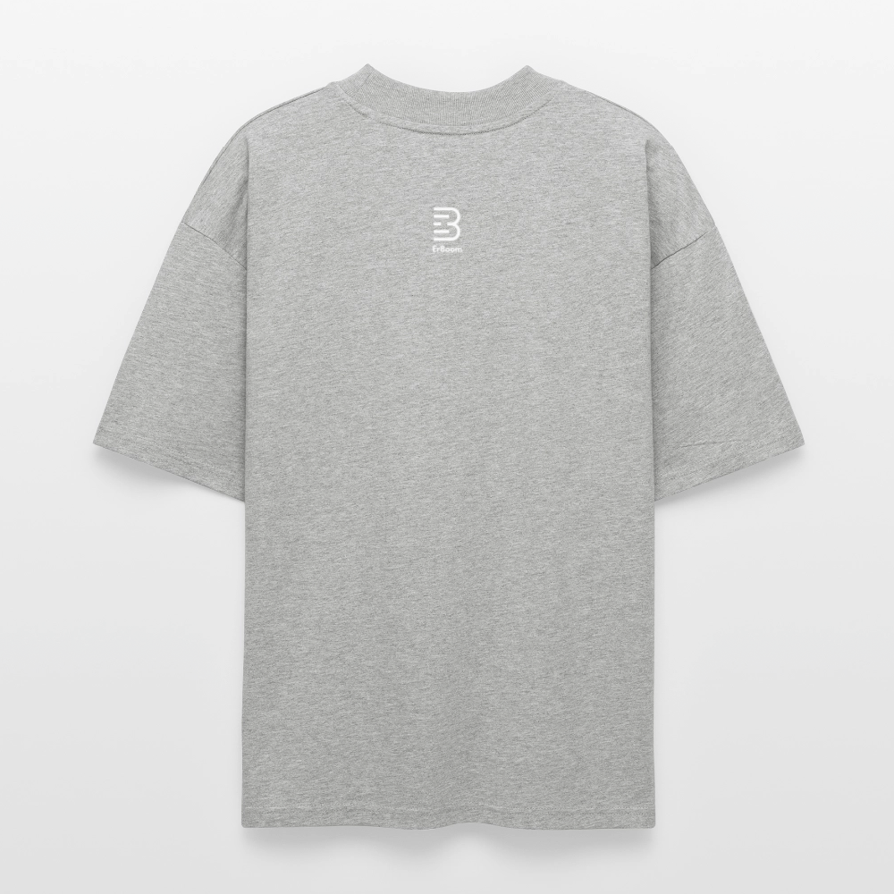 ONE IN ALL - Oversized Unisex Organic T-Shirt - heather grey