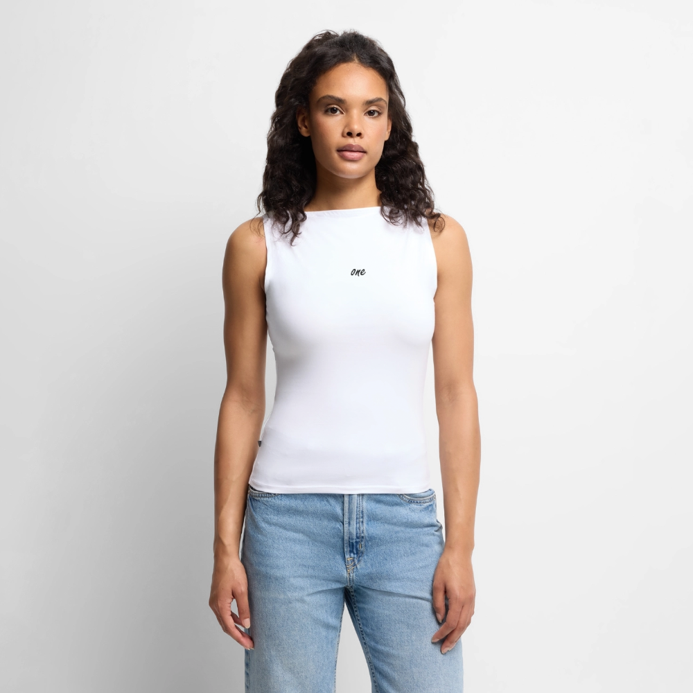 ONE - Women Tank Top - Weiß