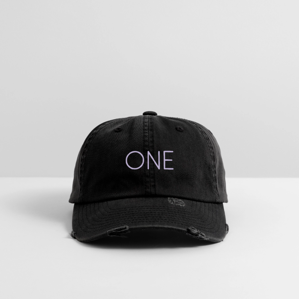 ErBoom - ONE - Low Profile Destroyed Cap - Schwarz