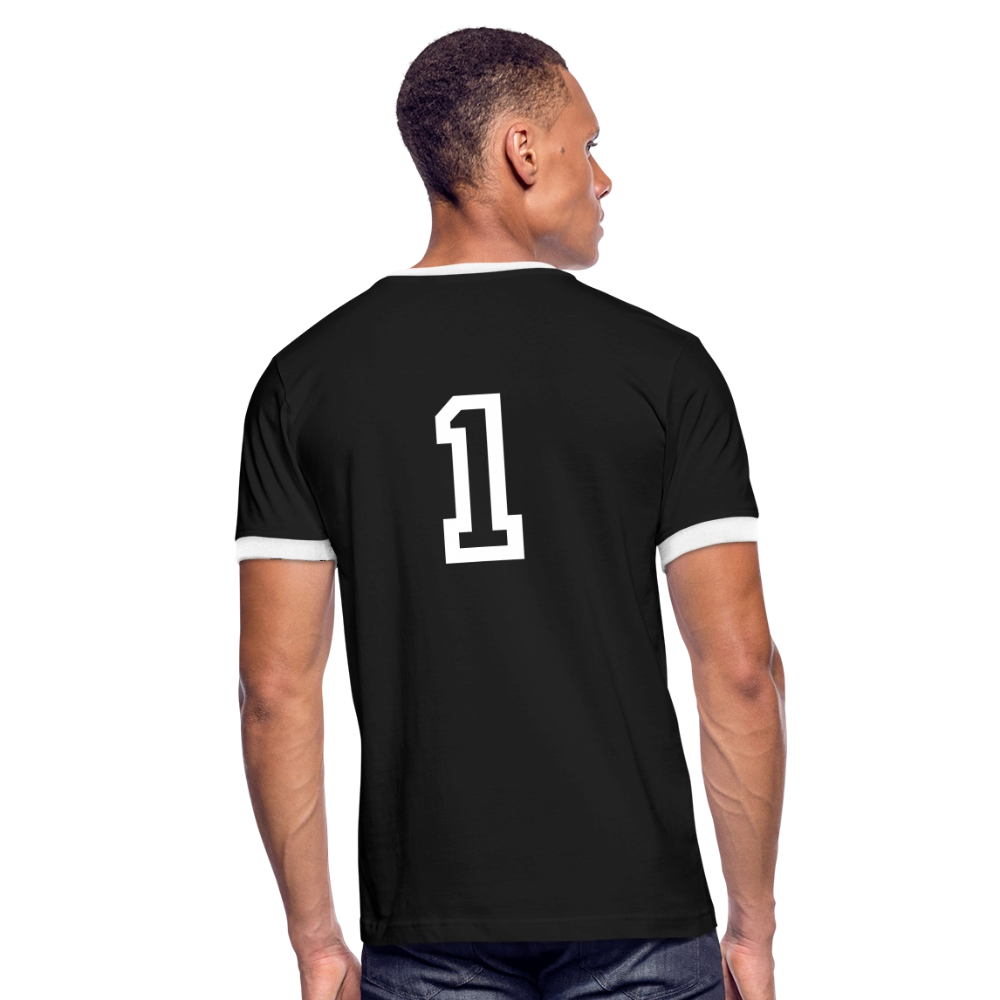 ONE IN ALL - Retro T-Shirt - black/white