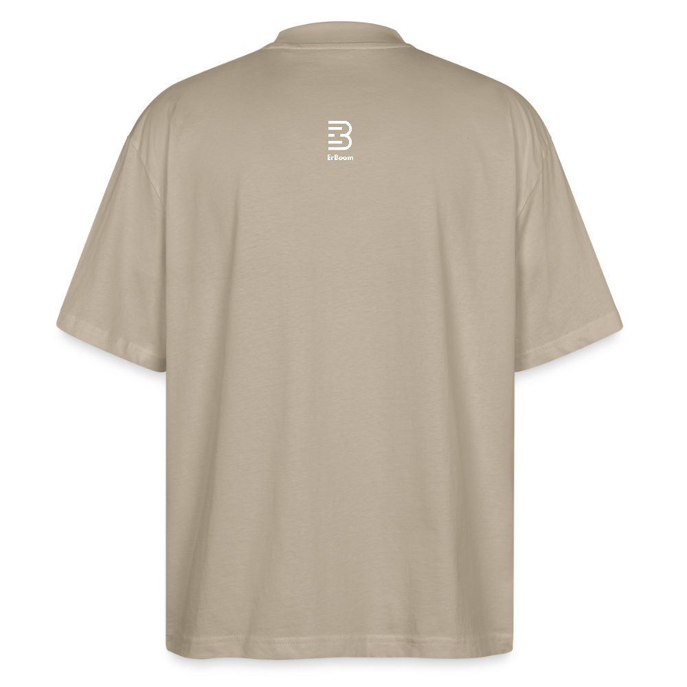ONE IN ALL - Oversized Unisex Organic T-Shirt - stone