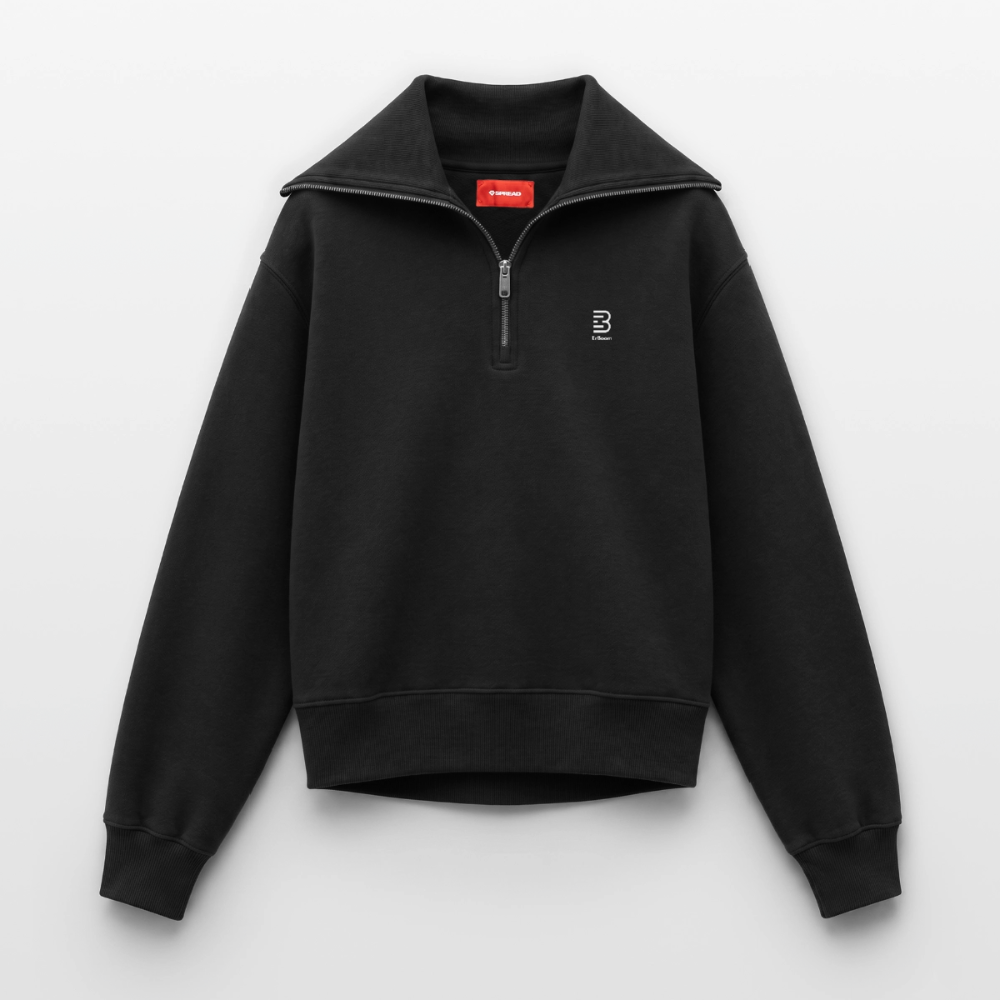 ErBoom - Relaxed Women Half Zip - Schwarz