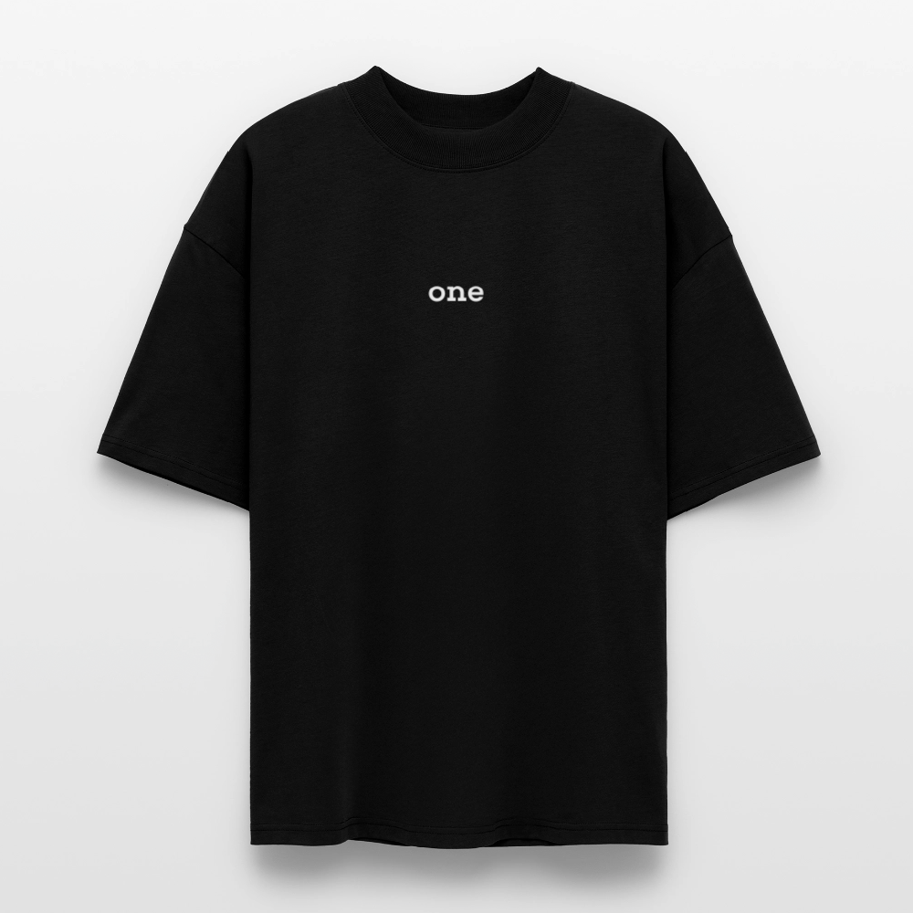 ErBoom LOVE TO WIN - Oversized Unisex Bio T-Shirt - Schwarz