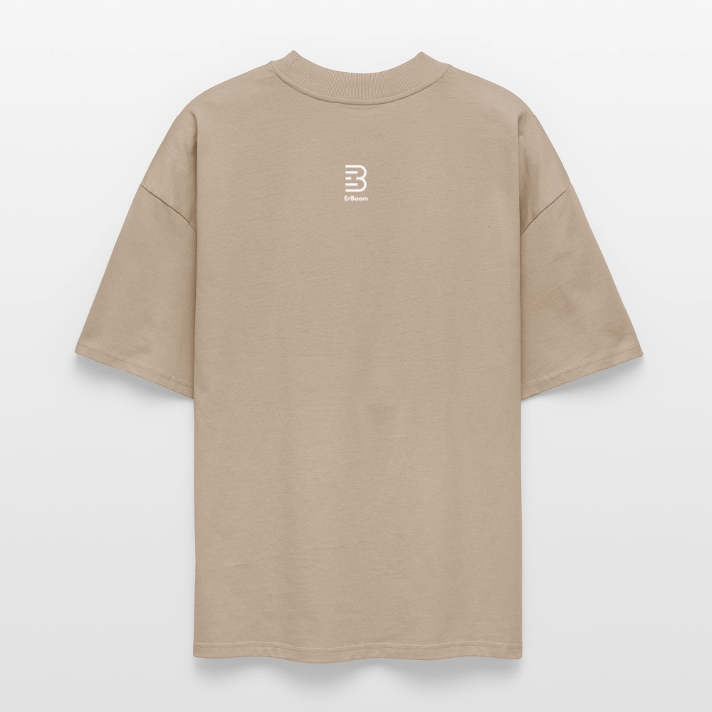 ONE IN ALL - Oversized Unisex Organic T-Shirt - stone