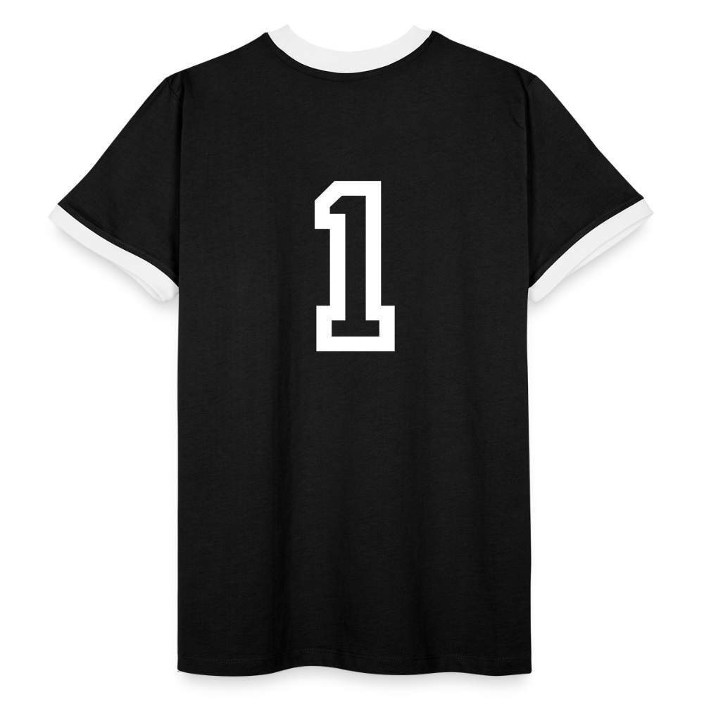 ONE IN ALL - Retro T-Shirt - black/white