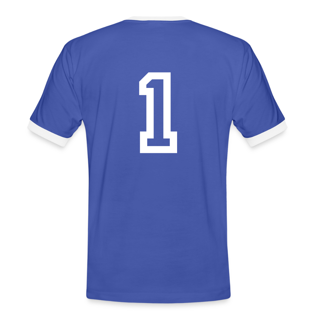 ONE IN ALL - Retro T-Shirt - blue/white