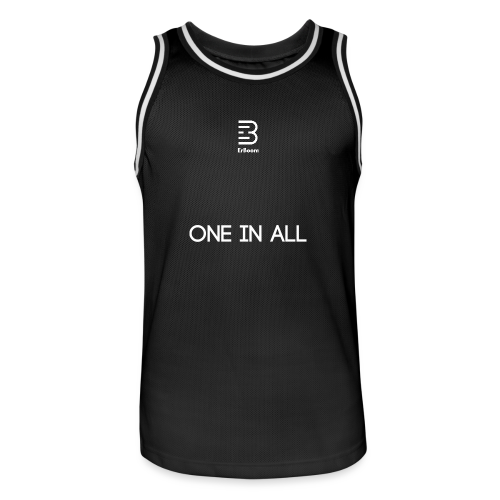 ONE IN ALL - Basketball Jersey #1 - Schwarz/Weiß