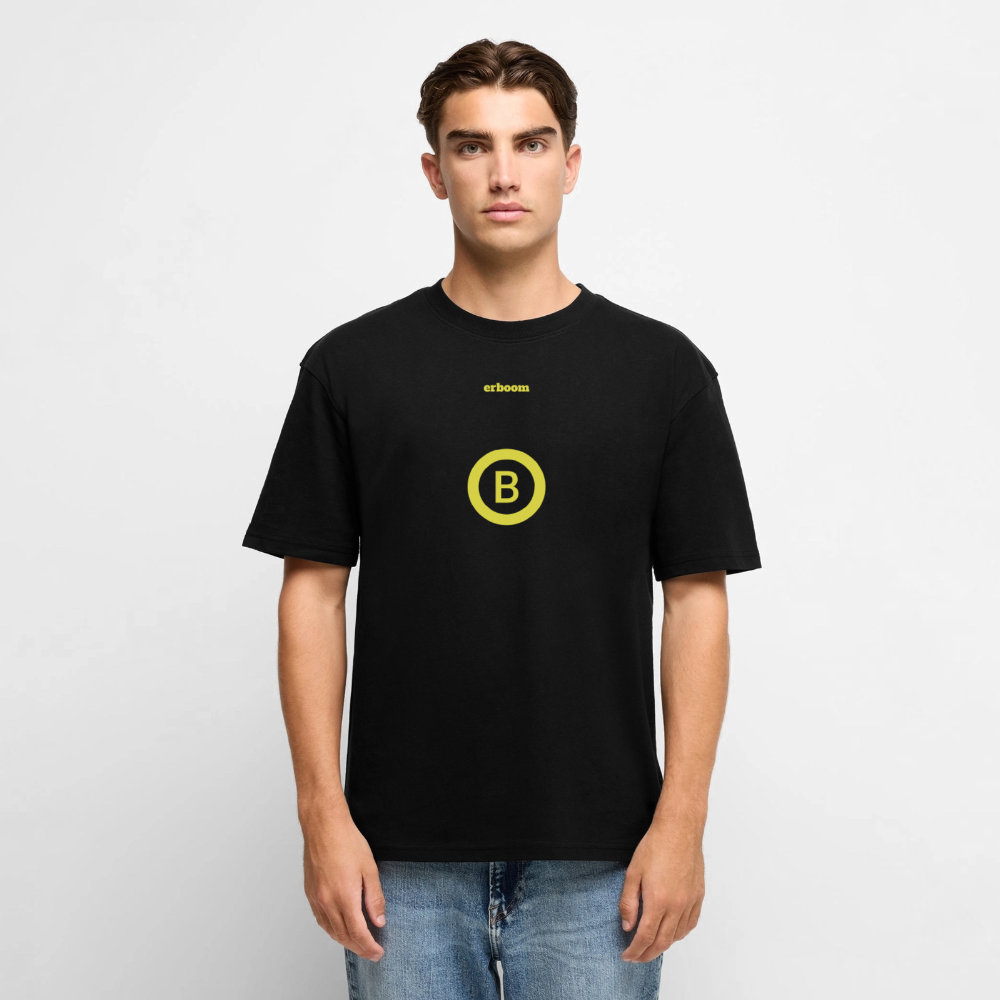 ErBoom - LEGEND BRUNO Unisex Premium Oversized Bio T-Shirt - Schwarz