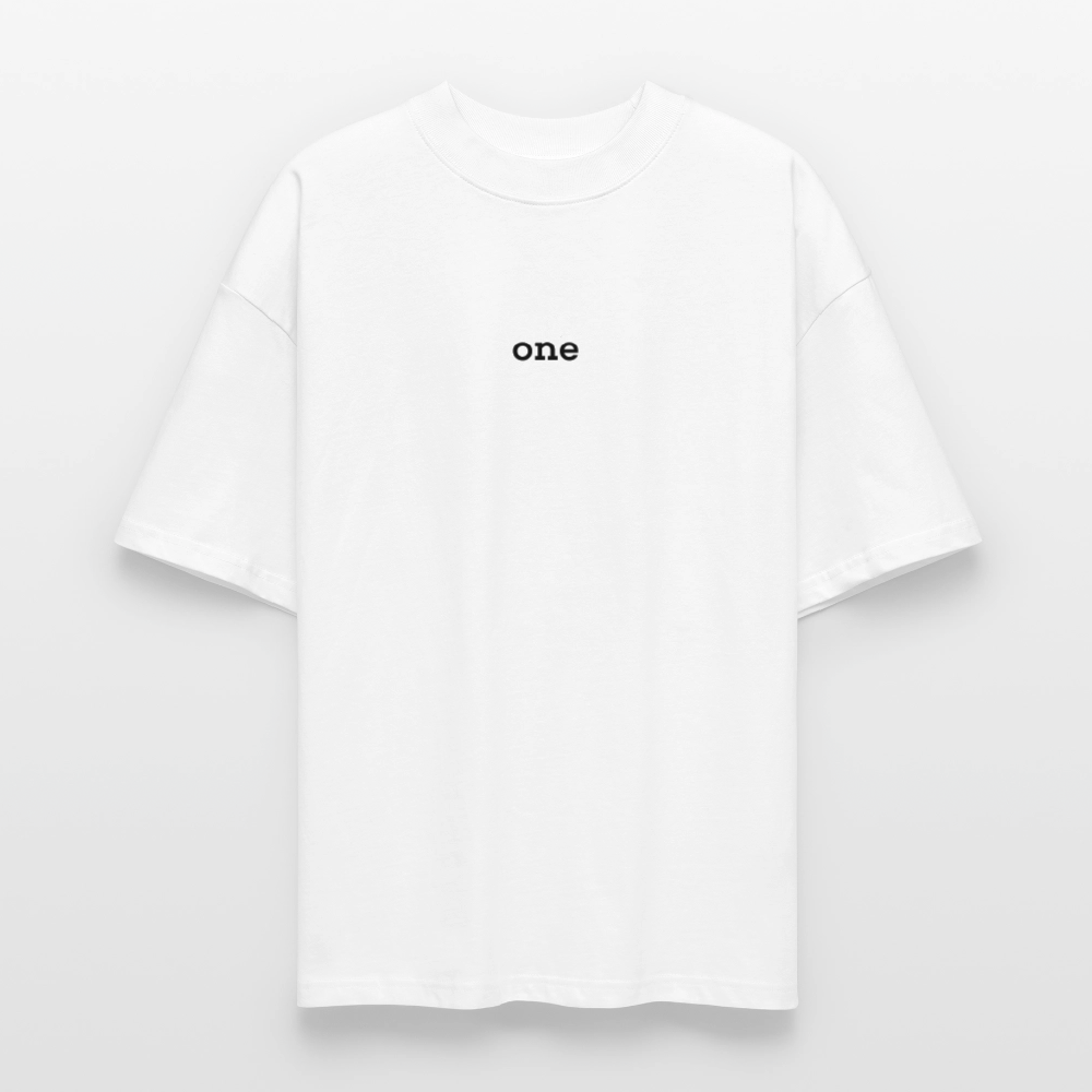 ErBoom LOVE TO WIN - Oversized Unisex Bio T-Shirt - Weiß