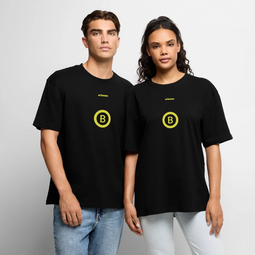 ErBoom - LEGEND BRUNO Unisex Premium Oversized Bio T-Shirt - Schwarz