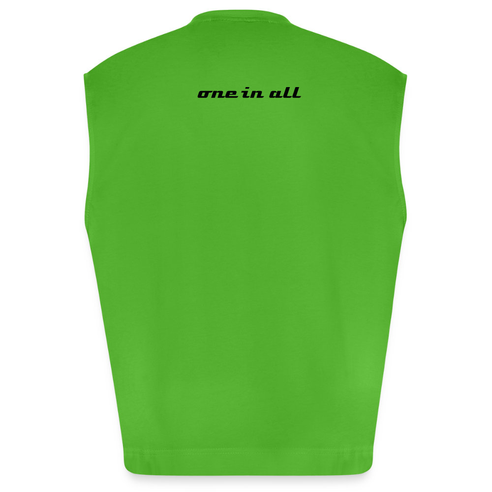 ONE IN ALL - Heavyweight Oversized Organic Tank Top - Apple Neon