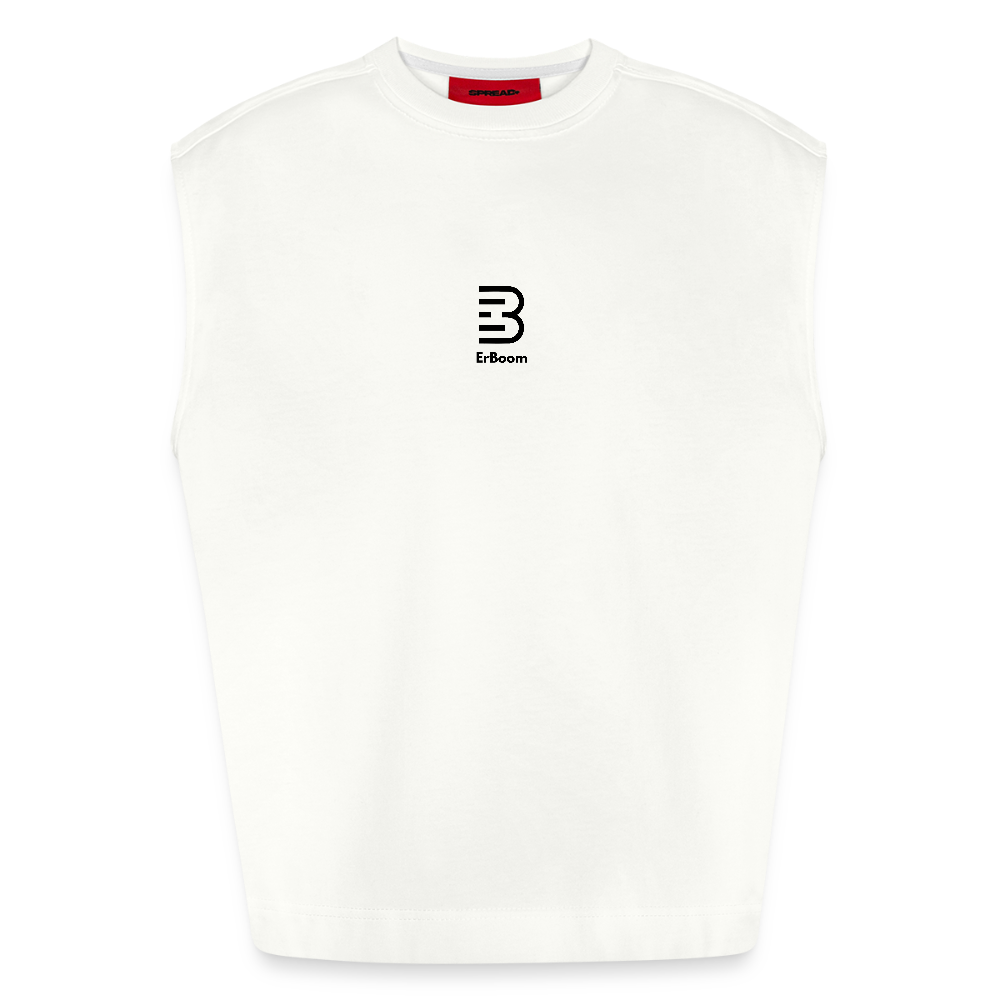ONE IN ALL - Heavyweight Oversized Organic Tank Top - OFF WHITE