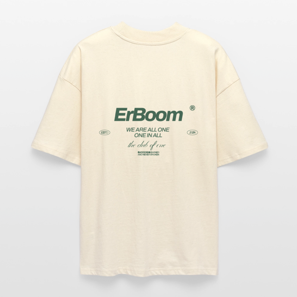ART - EB - Oversized Unisex Organic T-shirt - Weißgrau