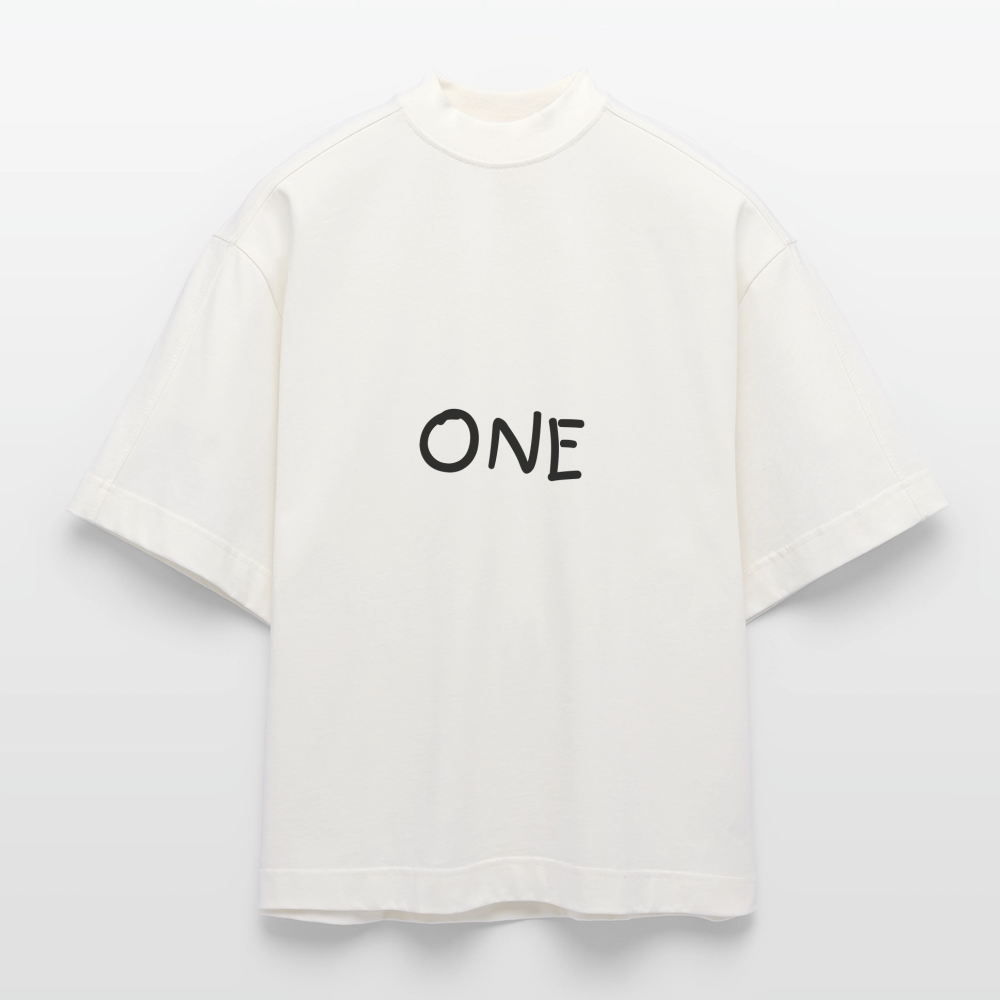 ONE IN ALL - Premium Heavyweight Oversized T-Shirt - OFF WHITE