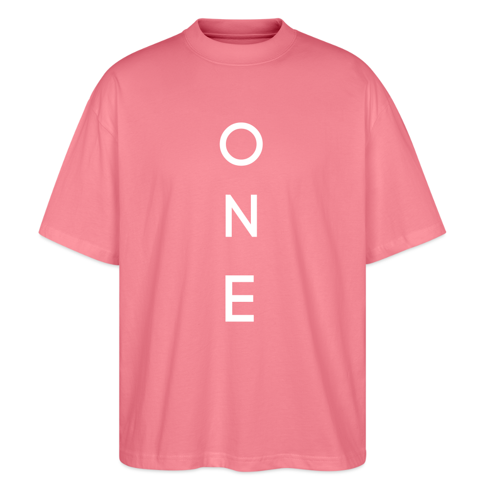 ONE IN ALL - Oversized Unisex Organic T-Shirt - pink joy 
