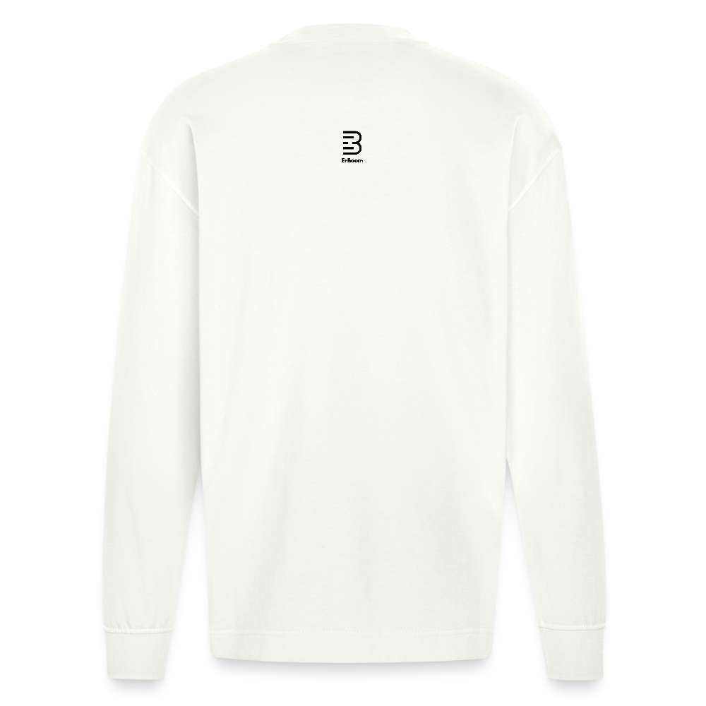 ONE IN ALL - Premium Heavyweight Oversized Organic Longsleeve - OFF WHITE