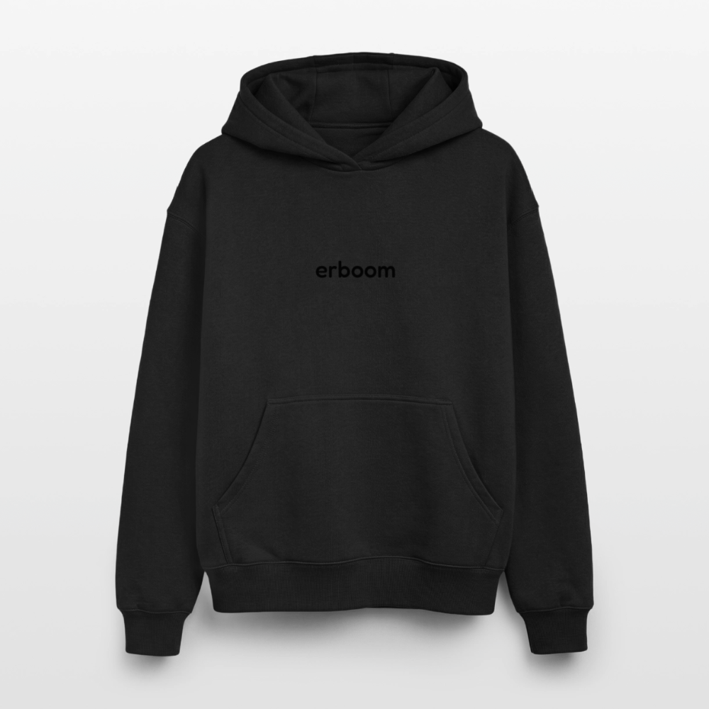 ErBoom - Oversized Heavyweight Unisex Hoodie - Schwarz