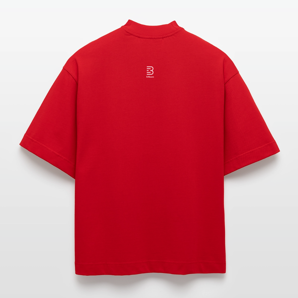 ONE IN ALL - Oversized Heavyweight T-Shirt - red