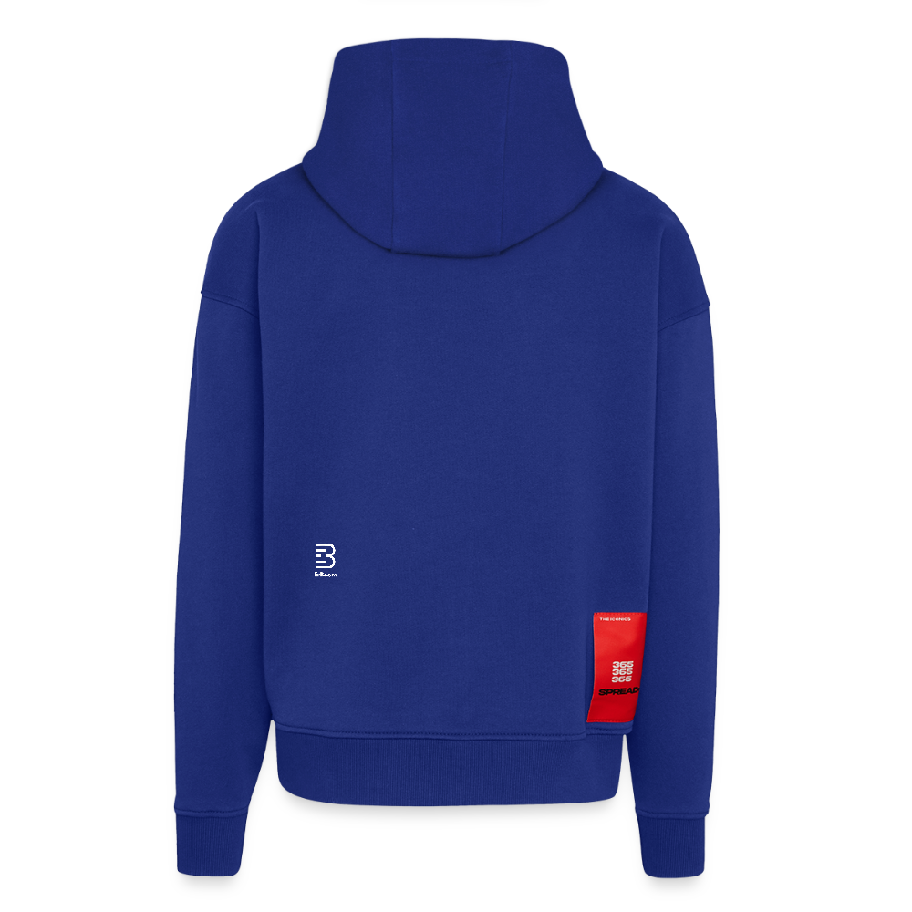 ErBoom - Premium Heavyweight Oversized Organic Hooded Jacket - Iconic Blue