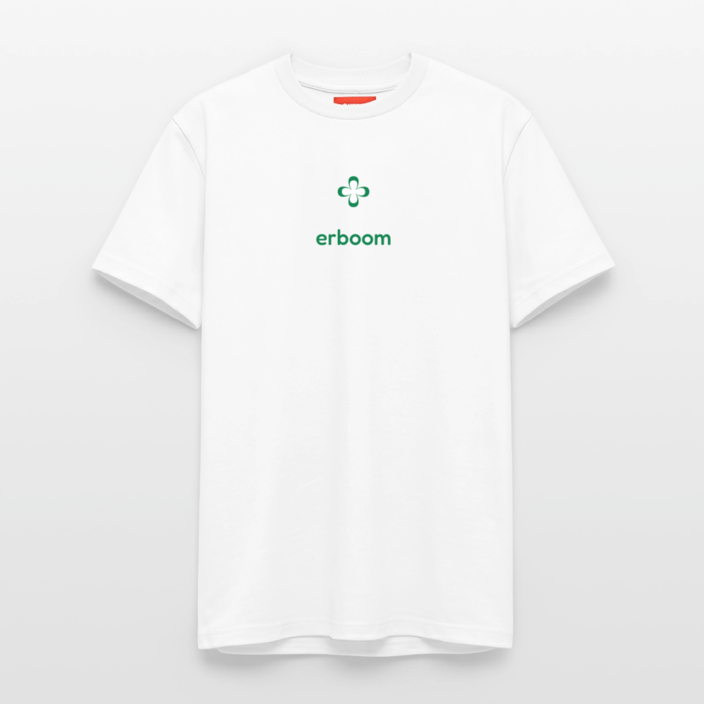 ErBoom - Relaxed Unisex Cotton T-Shirt - Weiß