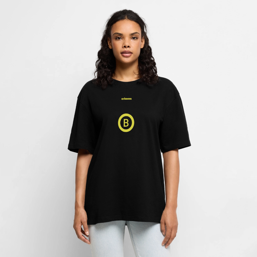 ErBoom - LEGEND BRUNO Unisex Premium Oversized Bio T-Shirt - Schwarz
