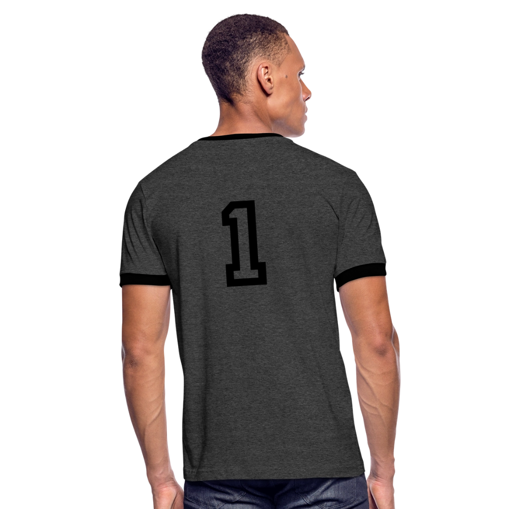 ONE IN ALL - Retro T-Shirt - charcoal/black